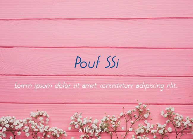 Pouf SSi example